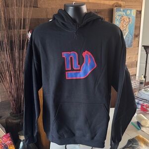 Black and Blue Graphic Hoodie